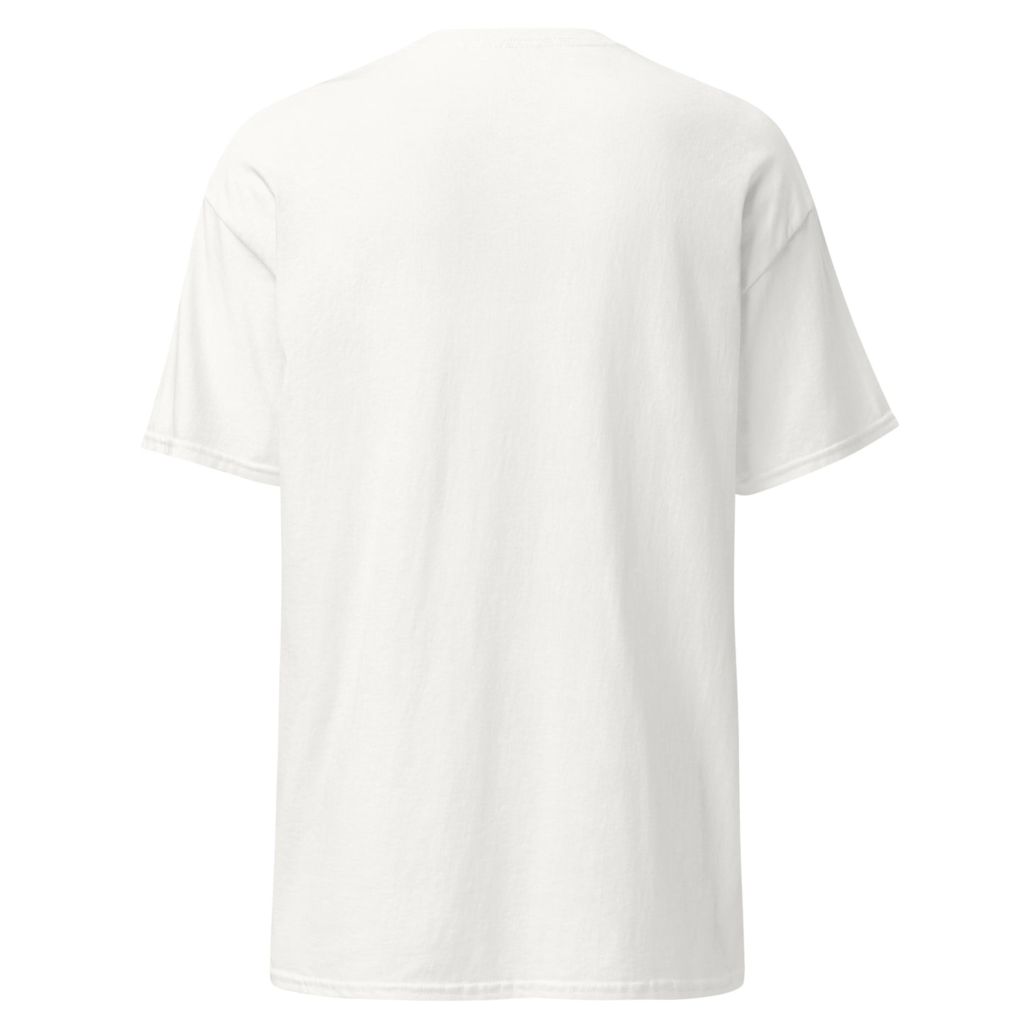 Camiseta blanca basic Next Level perfil, doble costura streetwear premium hombre España