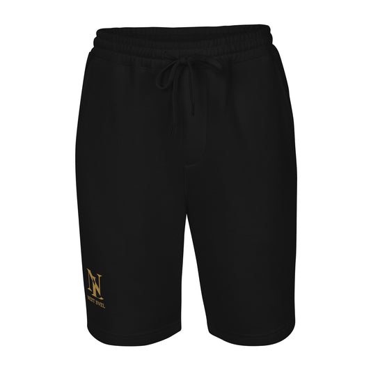 Pantalón corto negro básico Next Level corte relajado, streetwear de lujo hombre España